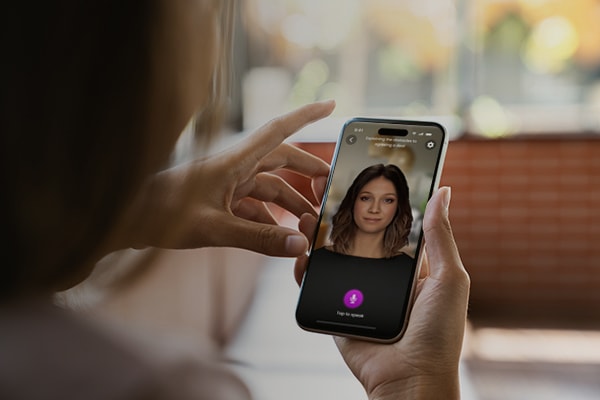 Digital language Tutor on a phone screen