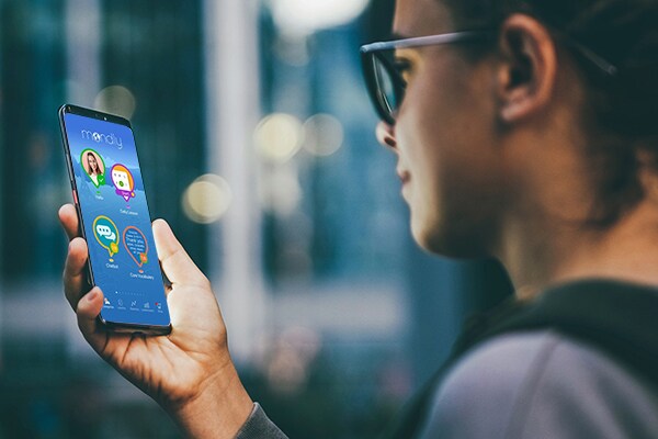 General Language Learning on a phone screen